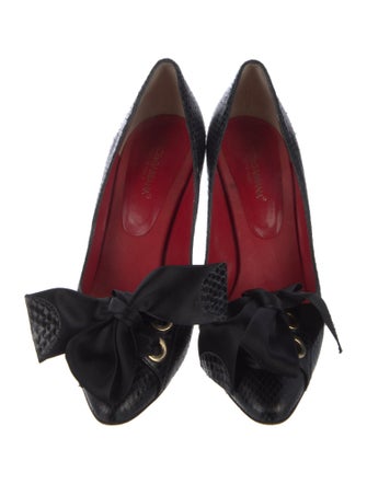 Dolce & Gabbana Embossed Leather Pumps