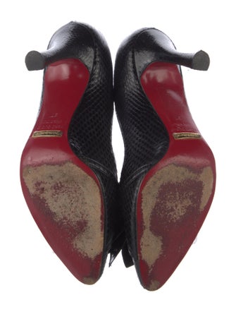 Dolce & Gabbana Embossed Leather Pumps