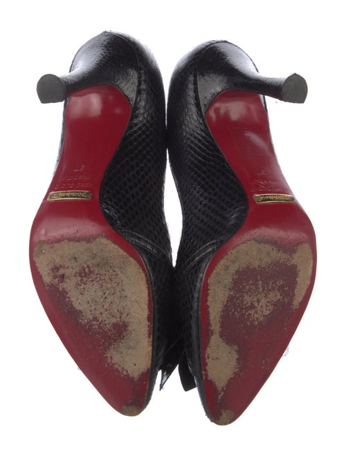 Dolce & Gabbana Embossed Leather Pumps