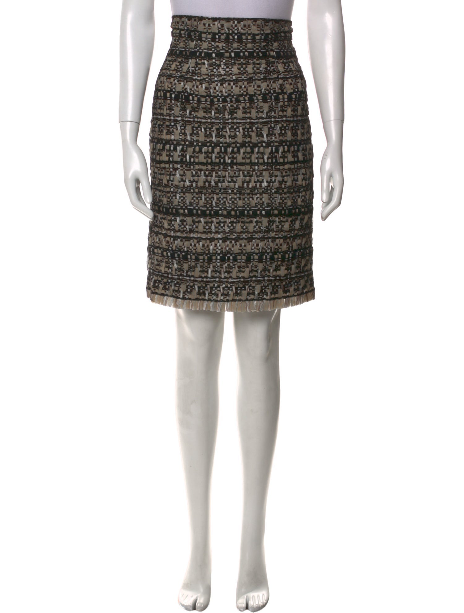 Dolce & Gabbana Printed Knee-Length Skirt w/ Tags