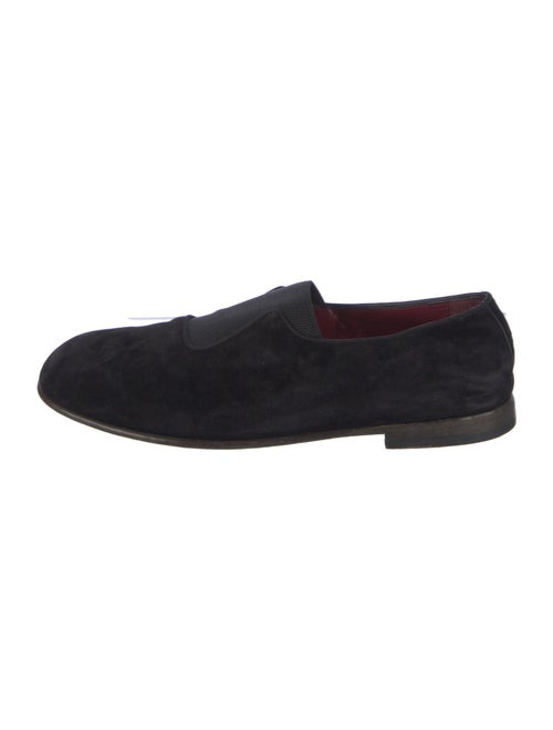 Dolce & Gabbana Suede Mesh Accents Loafers