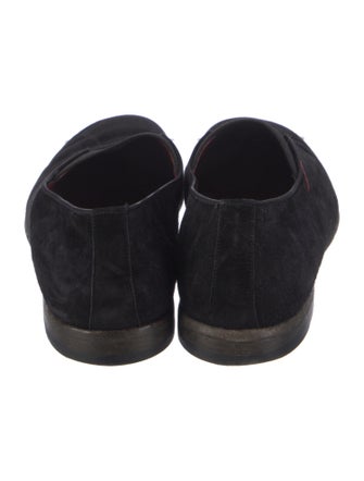 Dolce & Gabbana Suede Mesh Accents Loafers
