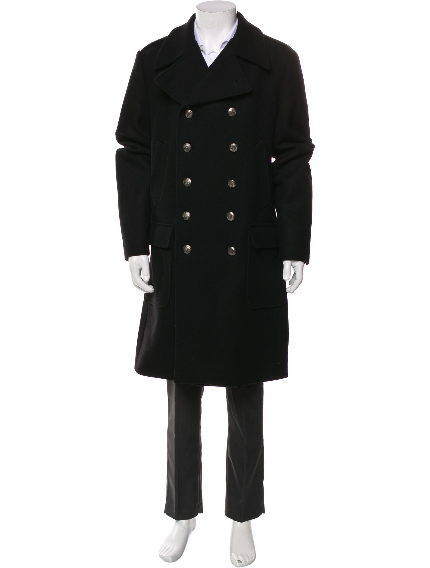 Dolce & Gabbana Wool Trench Coat