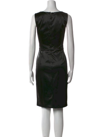 Dolce & Gabbana Satin Knee-Length Dress
