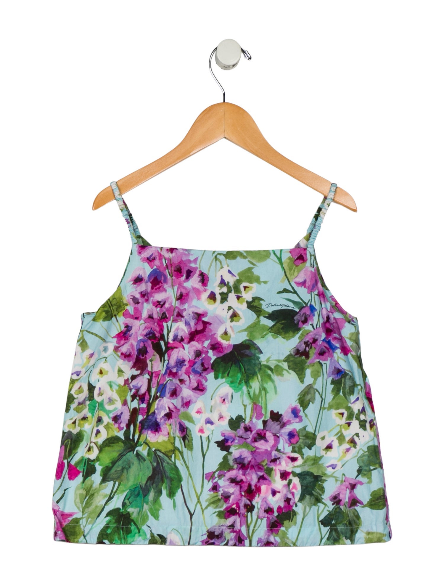 Dolce & Gabbana Girls Sleeveless Floral Top