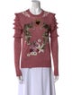 Dolce & Gabbana Printed Crew Neck Sweatshirt