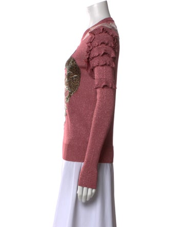 Dolce & Gabbana Printed Crew Neck Sweatshirt