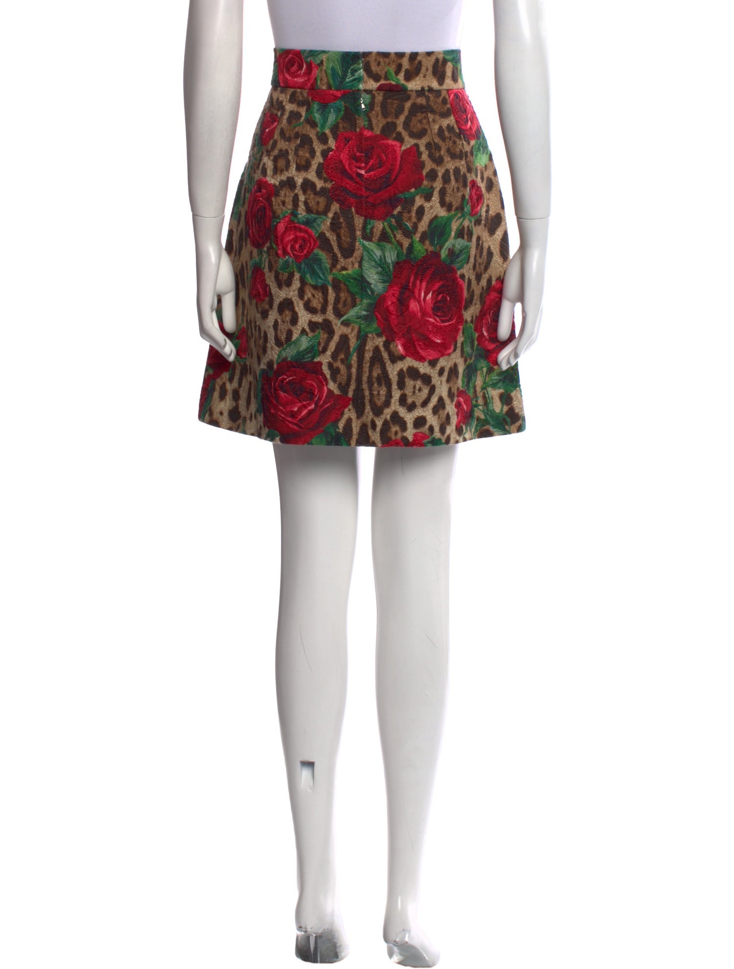 Dolce & Gabbana Animal Print Mini Skirt