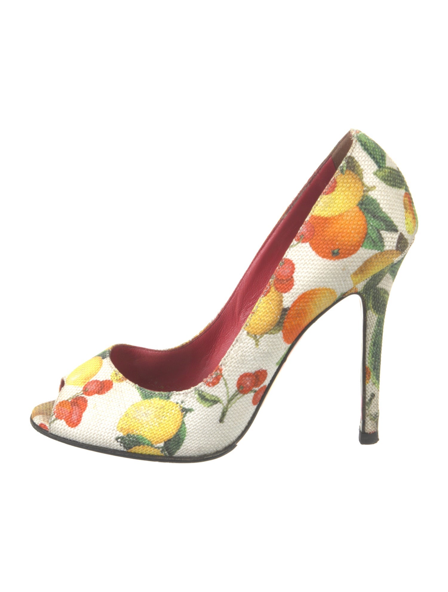 D&G Floral Print Pumps