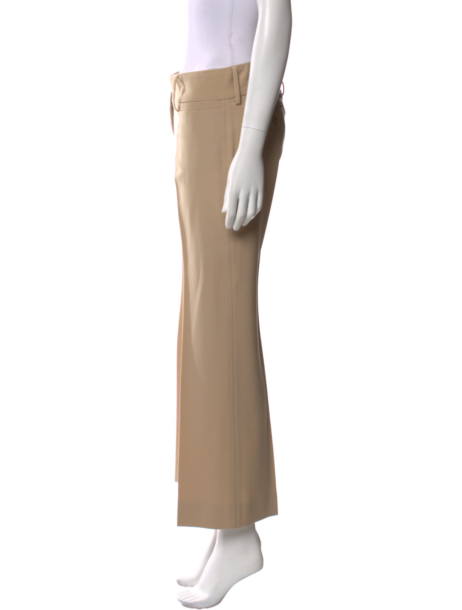 Dolce & Gabbana Virgin Wool Straight Leg Pants