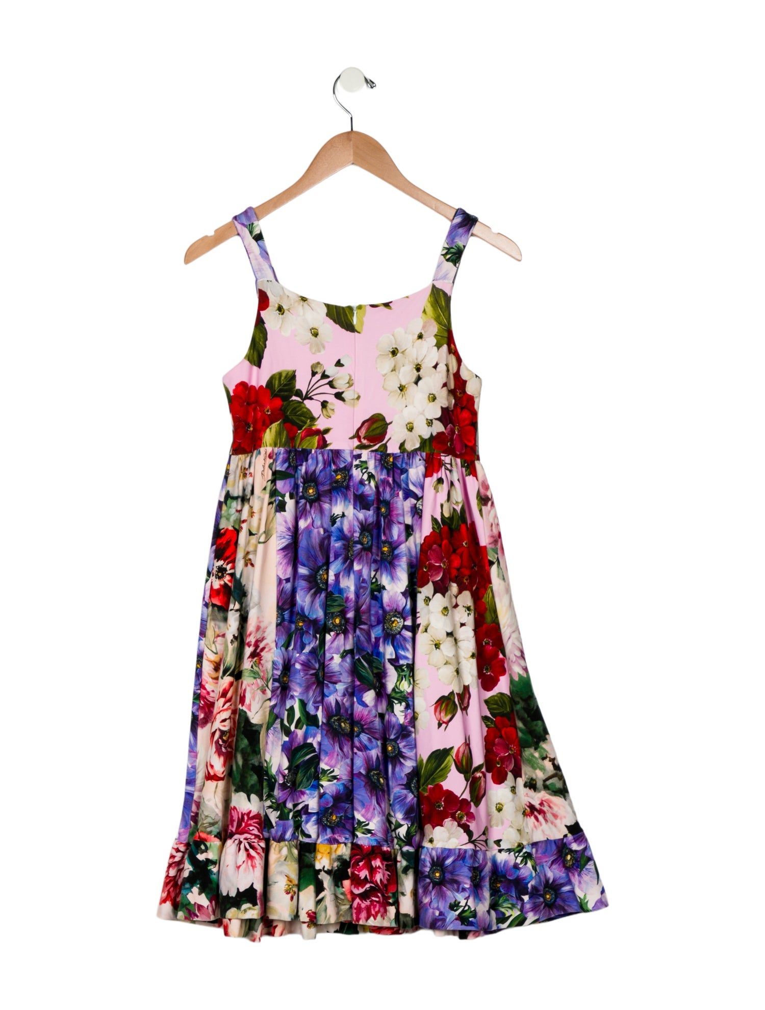 Dolce & Gabbana Girls Sleeveless Floral Dress