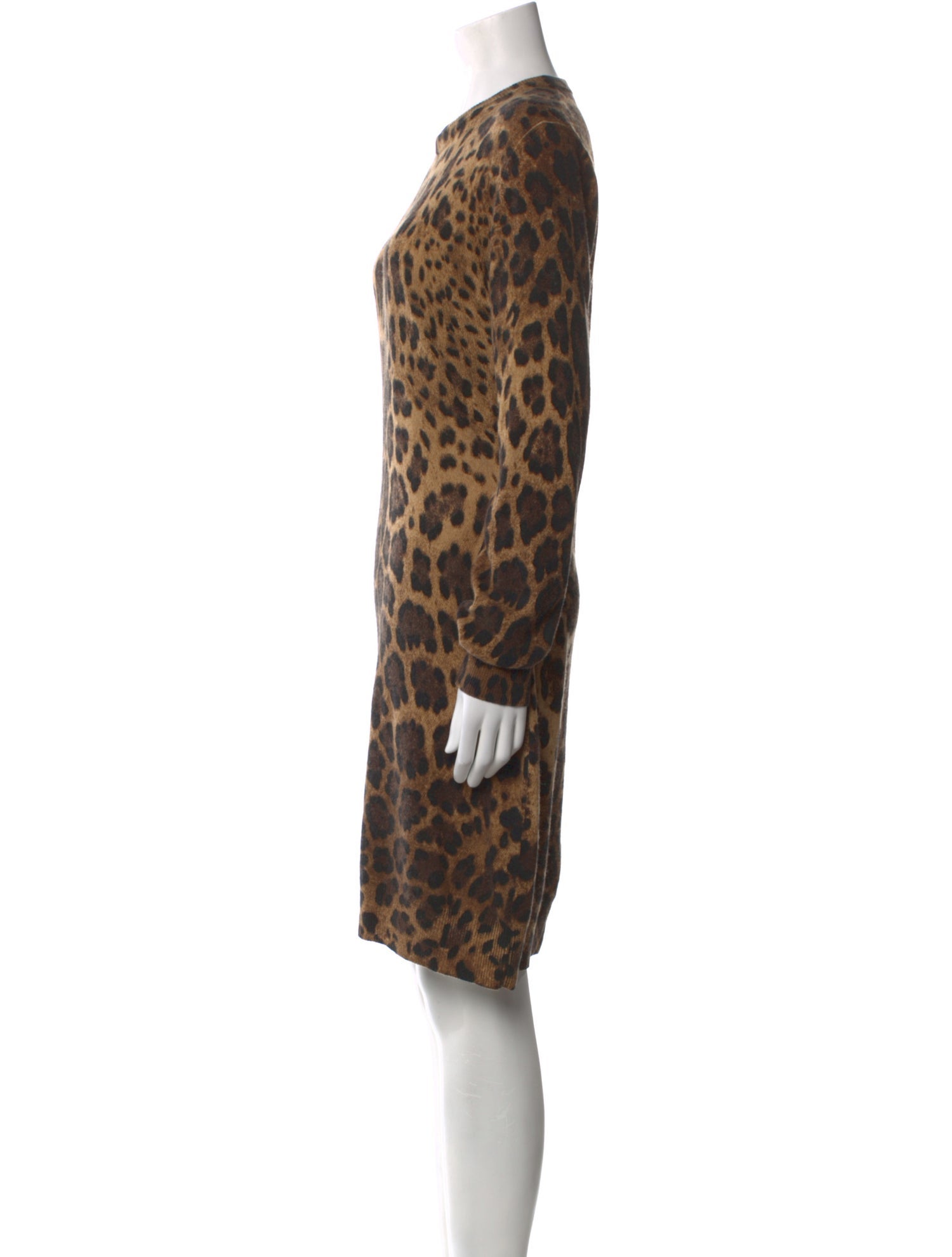 Dolce & Gabbana Animal Print Knee-Length Dress