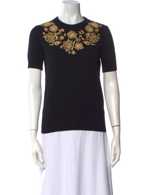 Dolce & Gabbana Cashmere Graphic Print Sweater