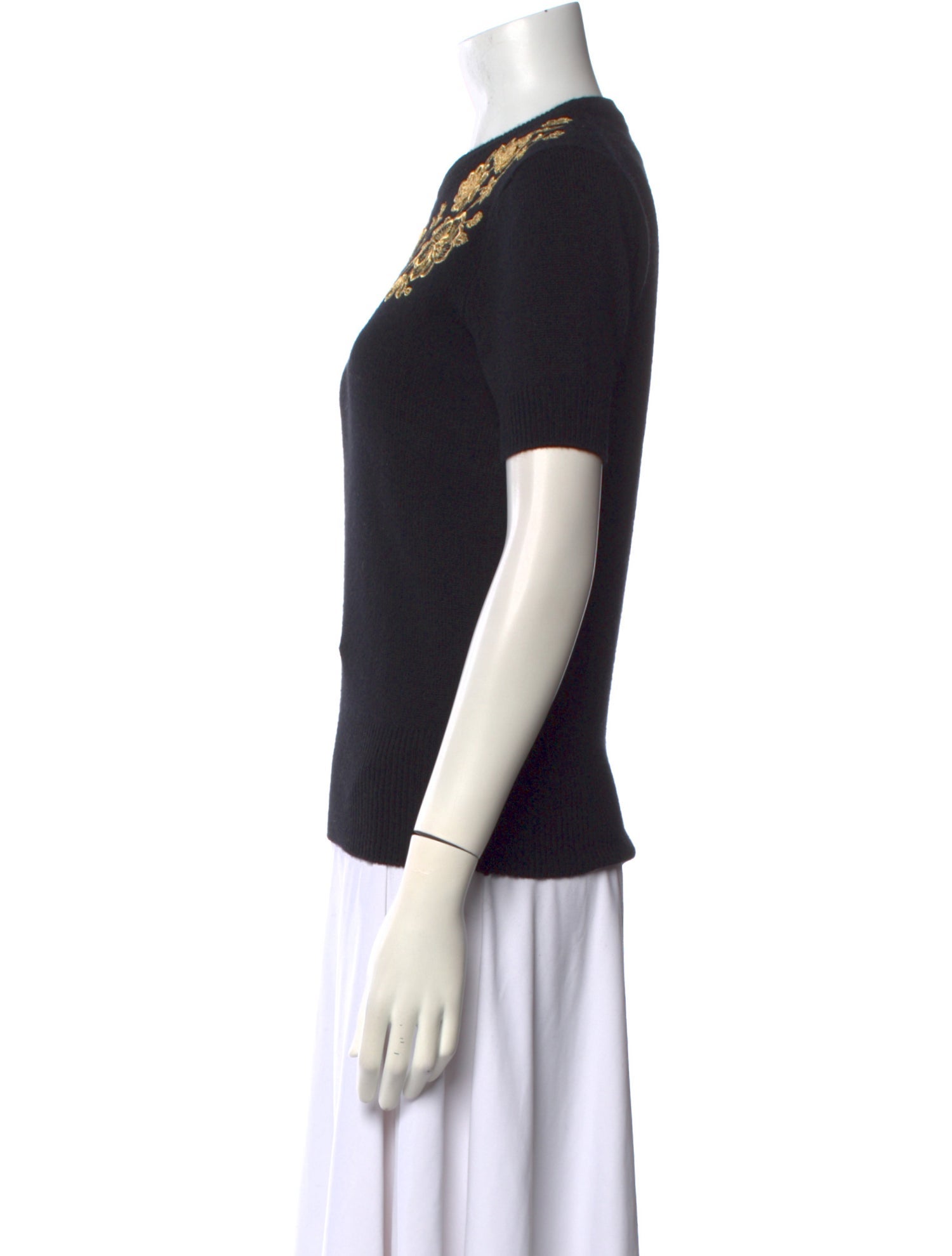 Dolce & Gabbana Cashmere Graphic Print Sweater