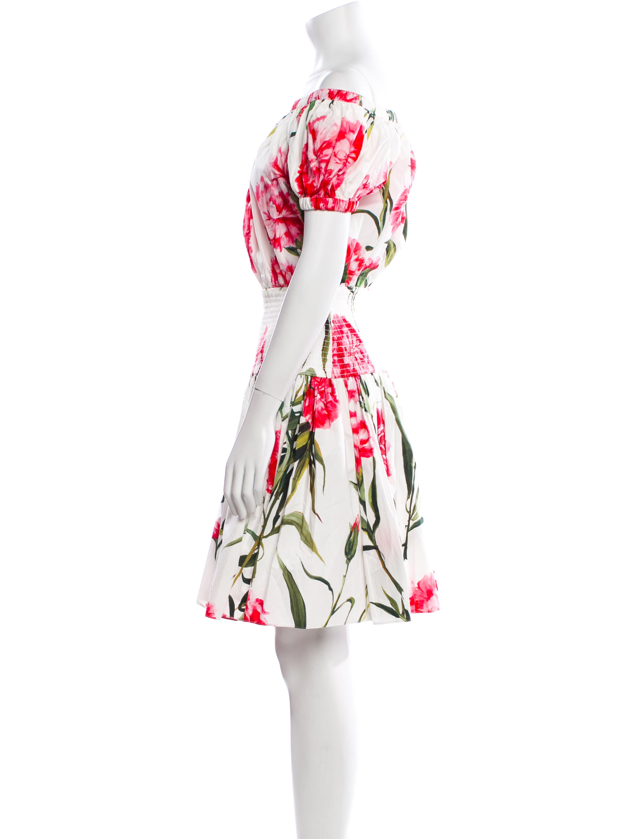 Dolce & Gabbana Floral Print Knee-Length Dress