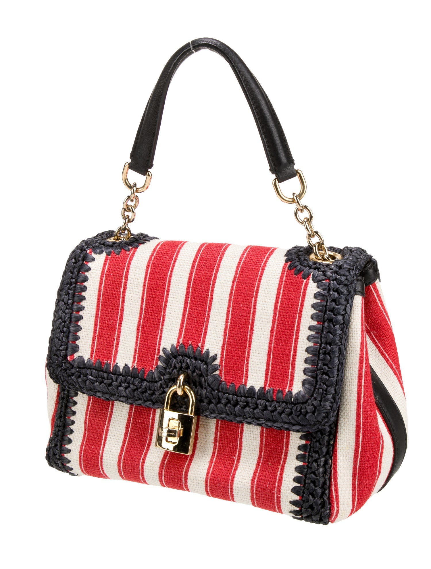 Dolce & Gabbana Canvas Top Handle Bag