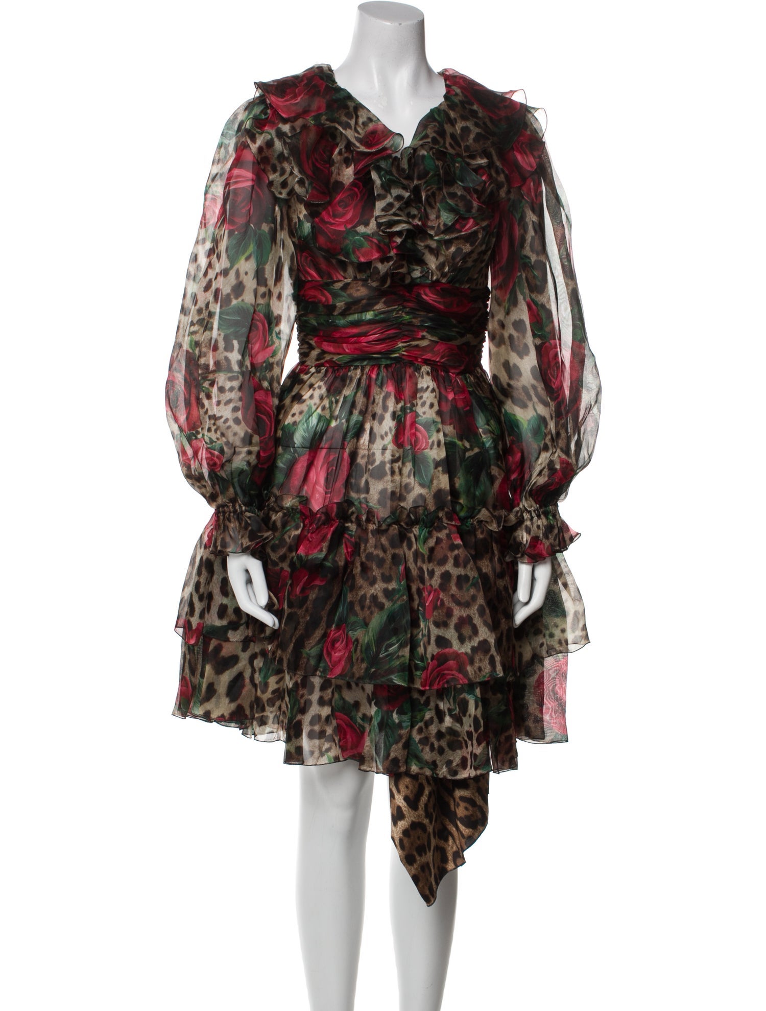 Dolce & Gabbana Silk Mini Dress w/ Tags