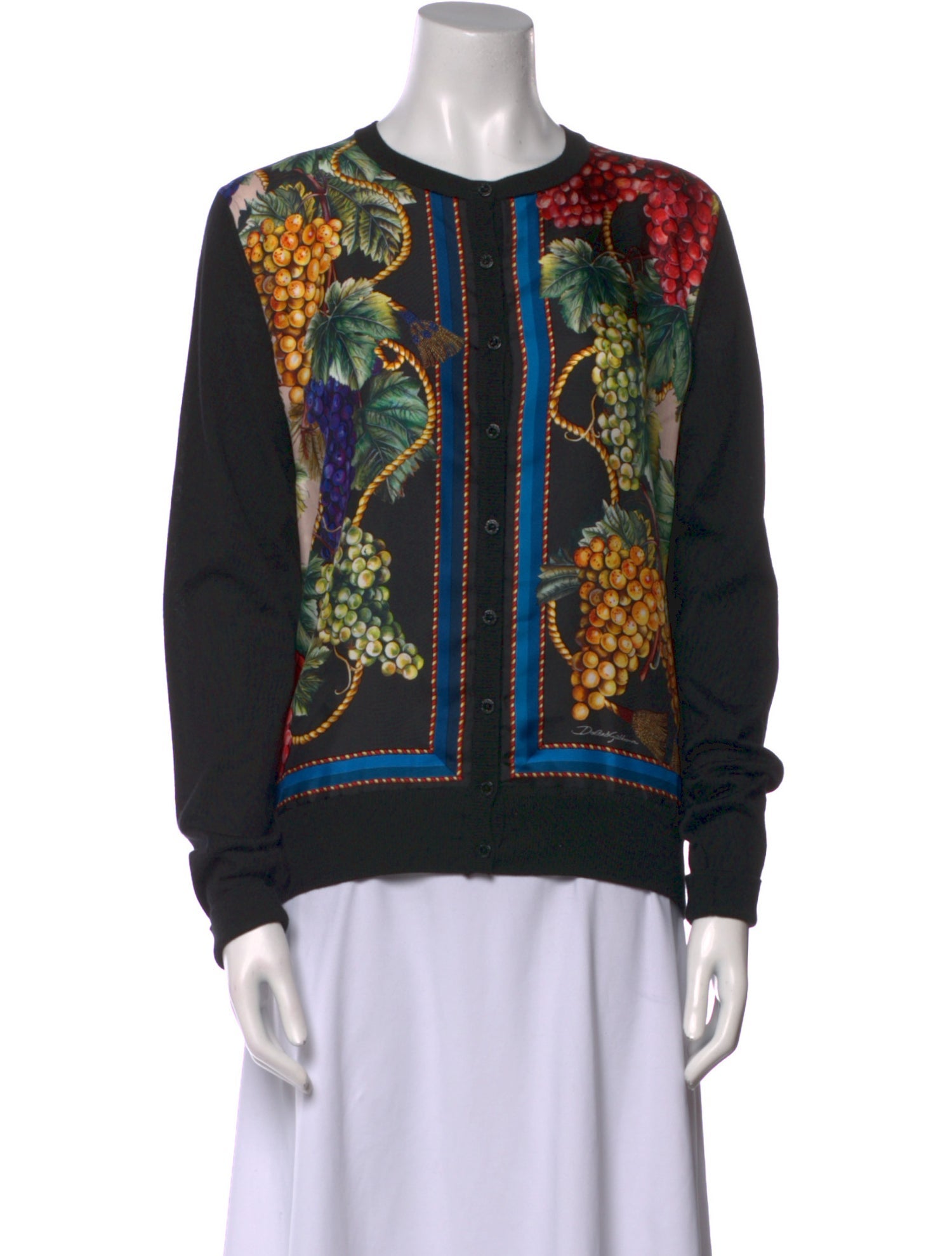 Dolce & Gabbana Cashmere Paisley Print Sweatshirt