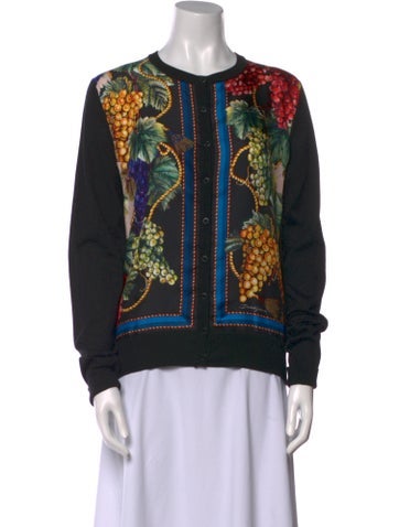 Dolce & Gabbana Tops Cashmere Paisley Print Sweatshirt L