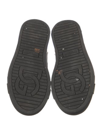 Dolce & Gabbana Leather Printed Sneakers