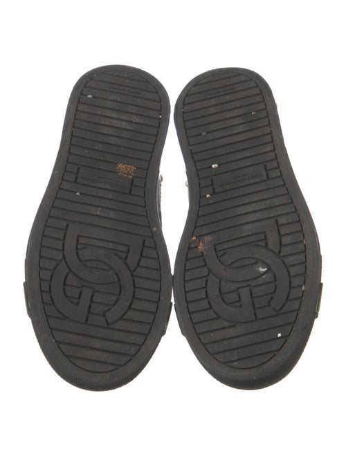 Dolce & Gabbana Leather Printed Sneakers