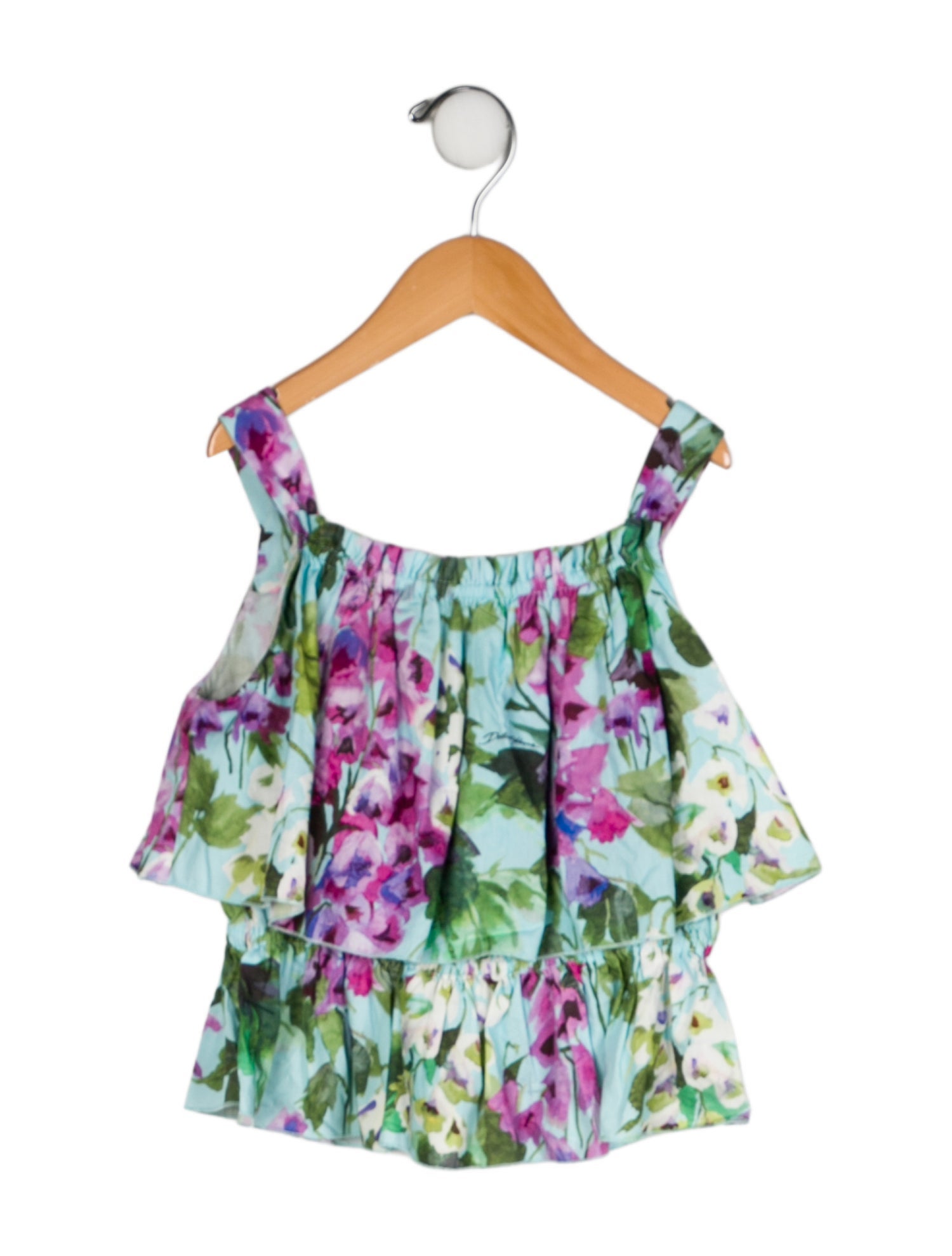 Dolce & Gabbana Toddler Girls' Floral Printed Sleeveless Top