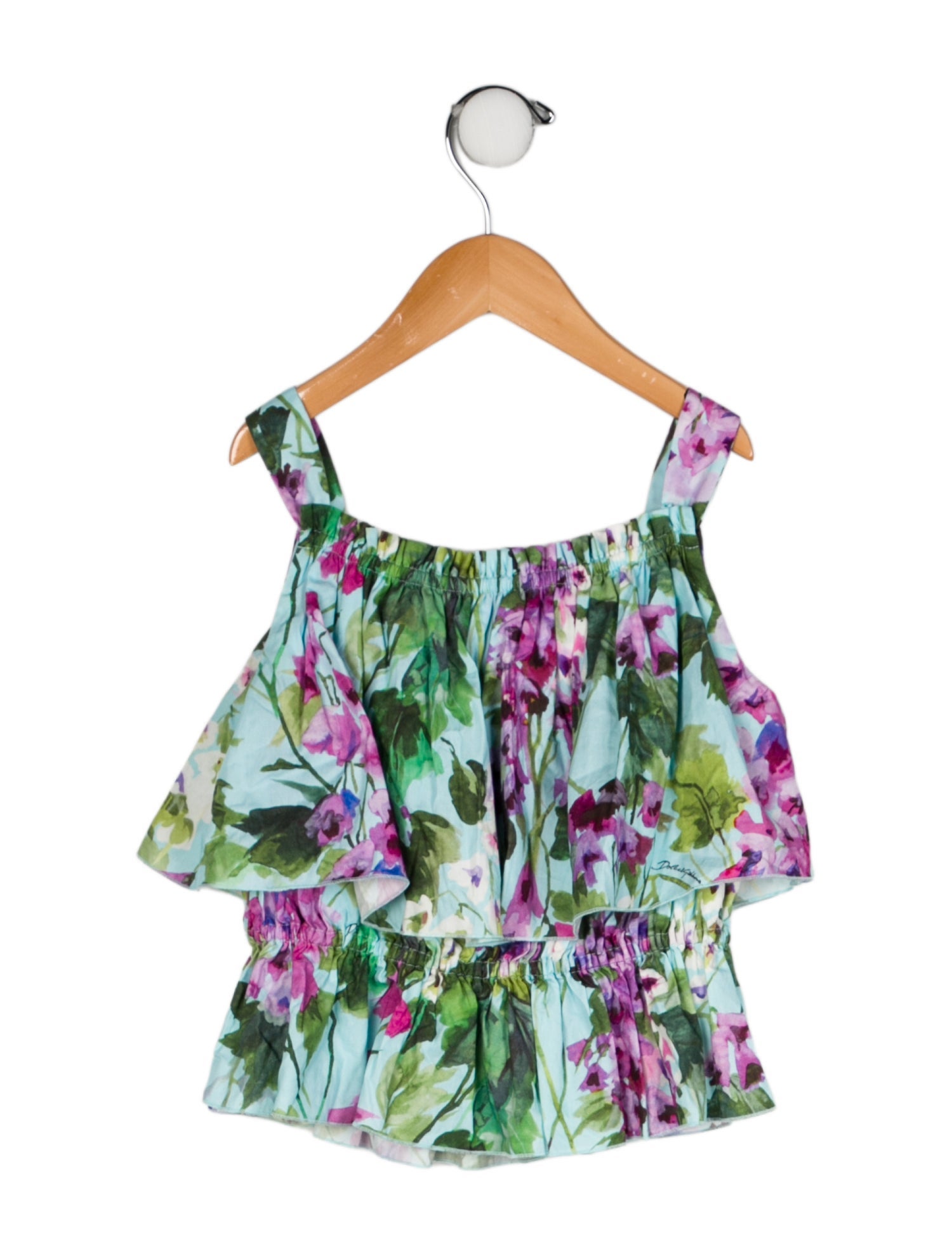 Dolce & Gabbana Toddler Girls' Floral Printed Sleeveless Top