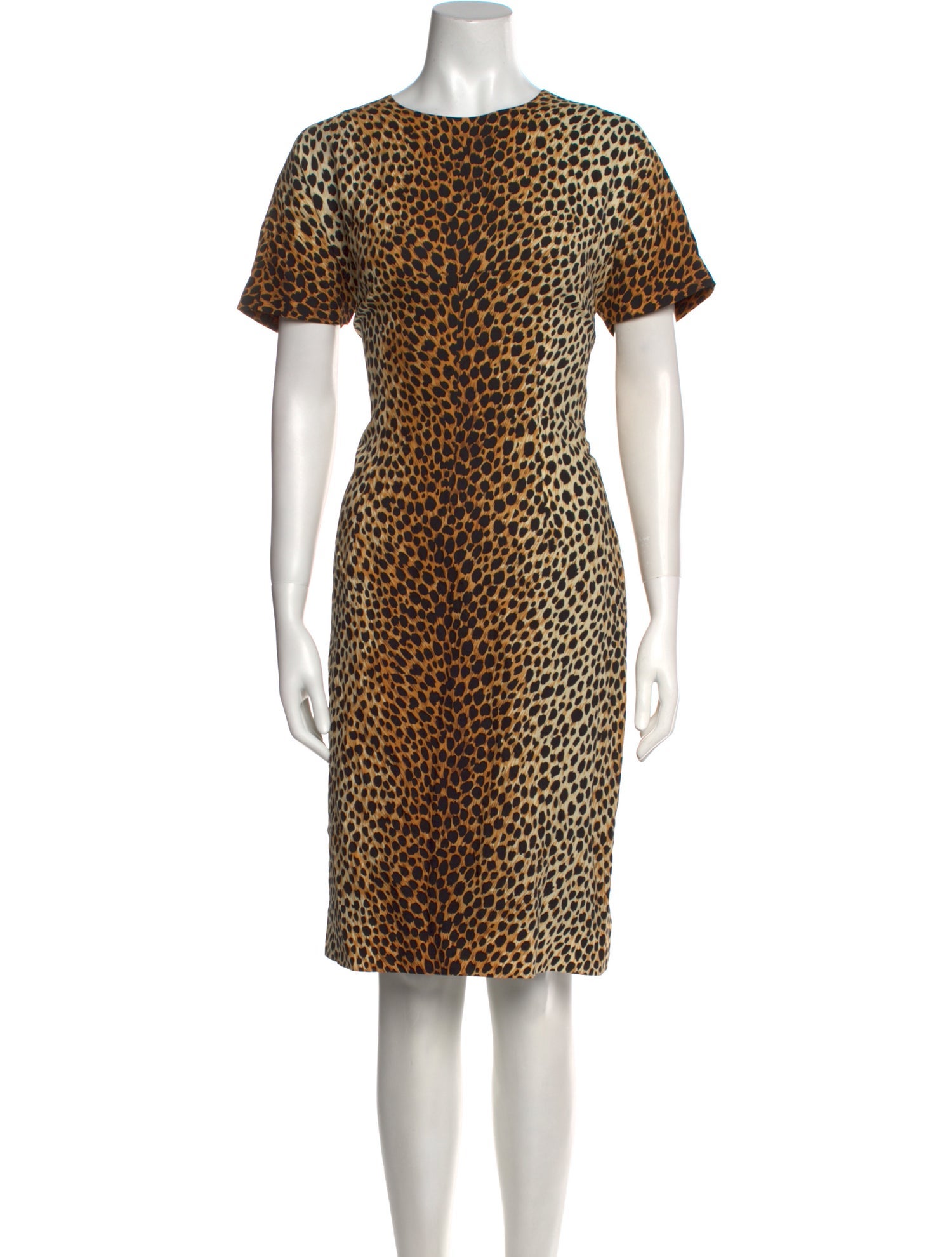 Dolce & Gabbana Silk Knee-Length Dress