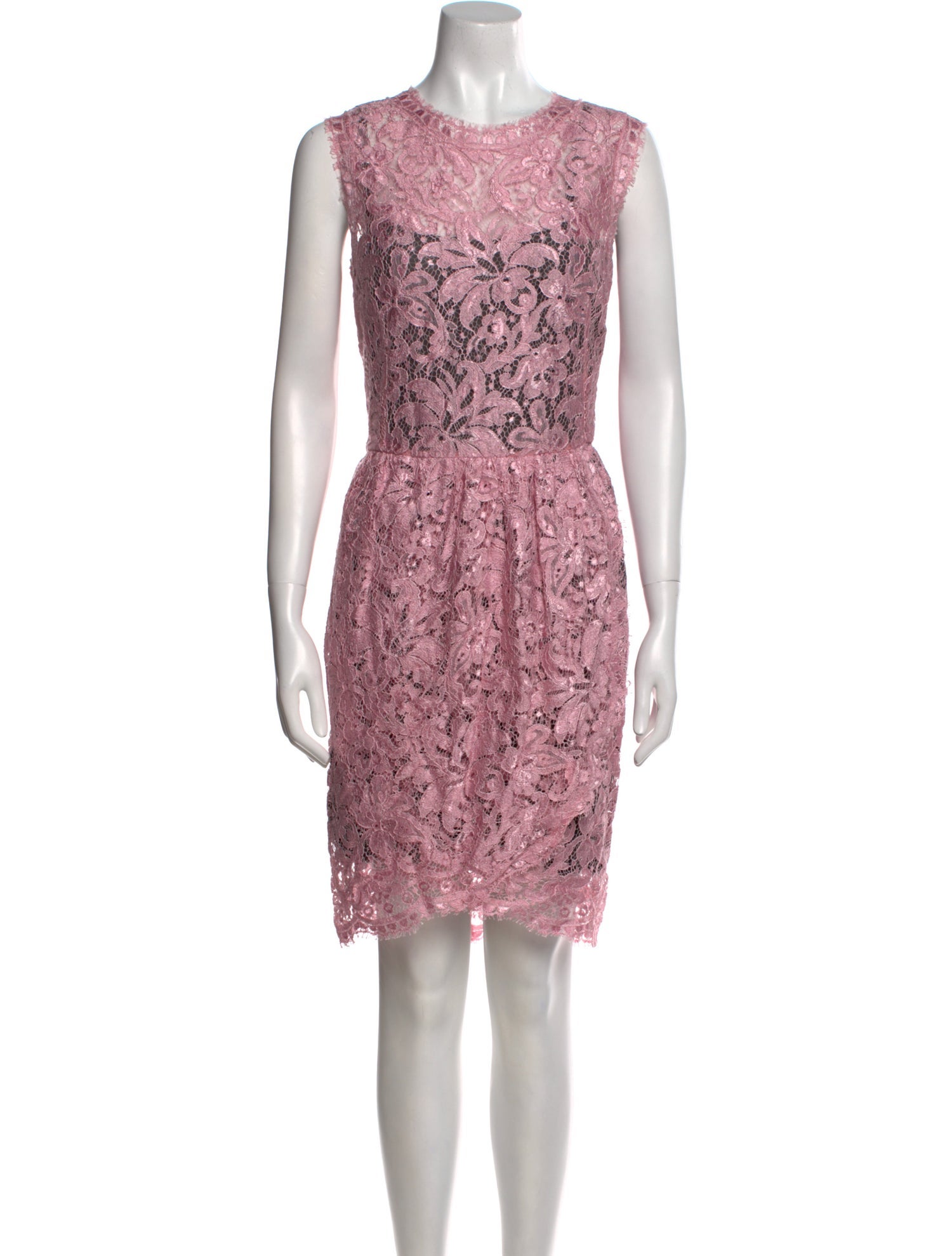 Dolce & Gabbana Lace Knee-Length Dress