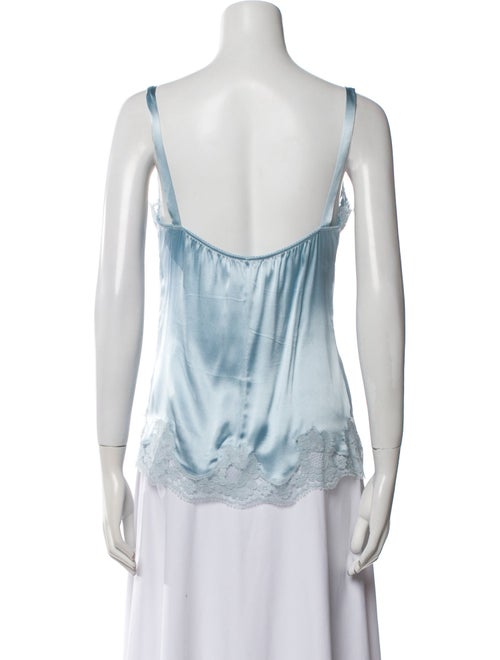 Dolce & Gabbana Silk Square Neckline Top