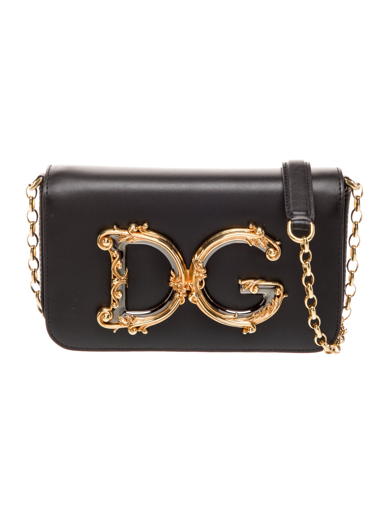 Dolce & Gabbana Leather Nappa DG Girls Shoulder Bag Mini