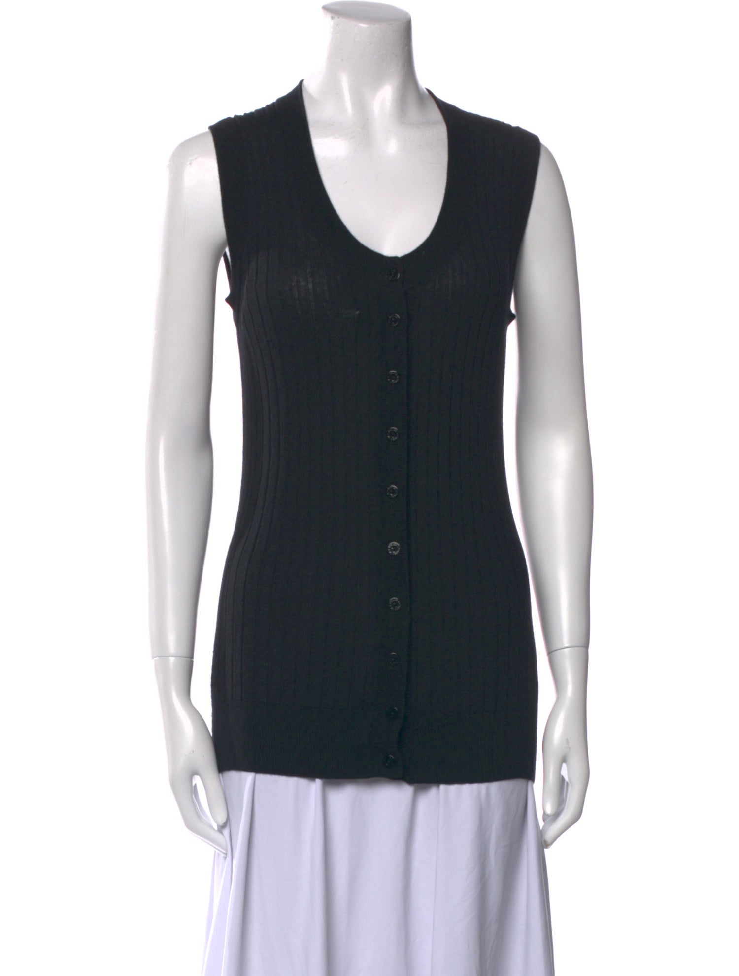 Dolce & Gabbana Scoop Neck Sleeveless Top