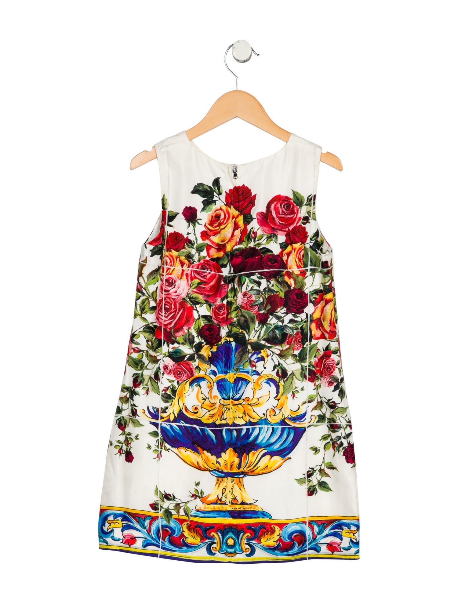 Dolce & Gabbana Girls' Majolica Sleeveless Dress