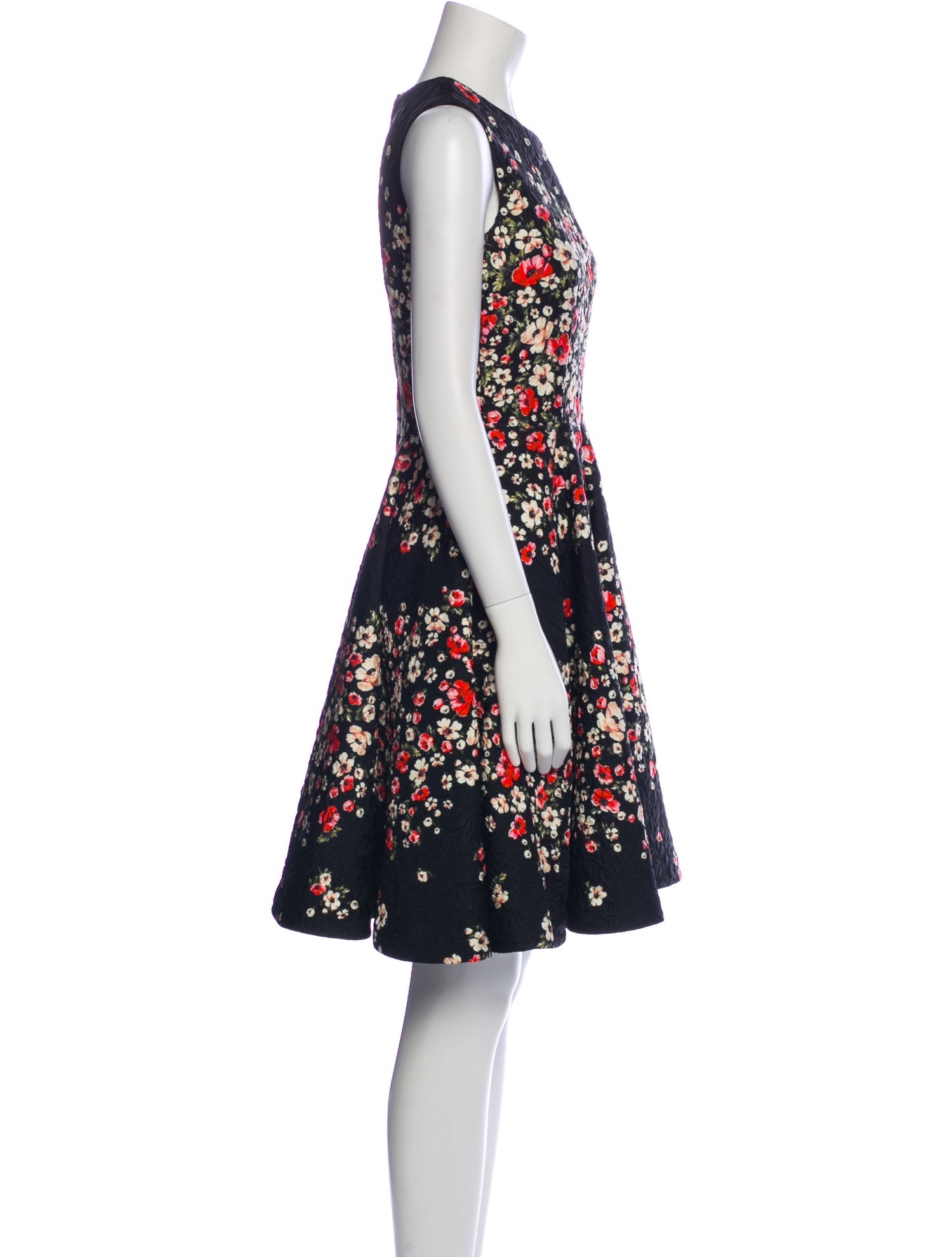 Dolce & Gabbana Floral Print Knee-Length Dress