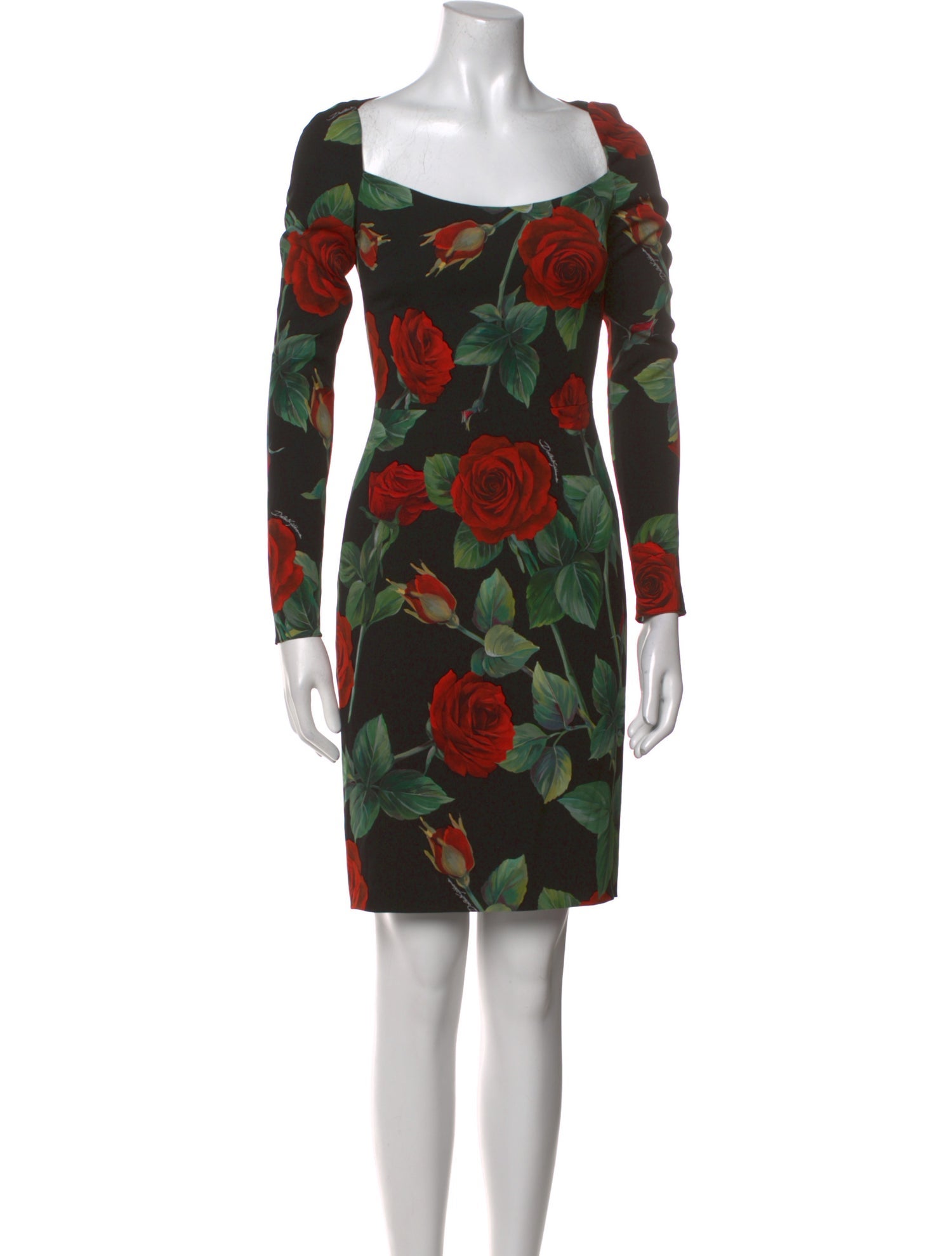Dolce & Gabbana Silk Knee-Length Dress