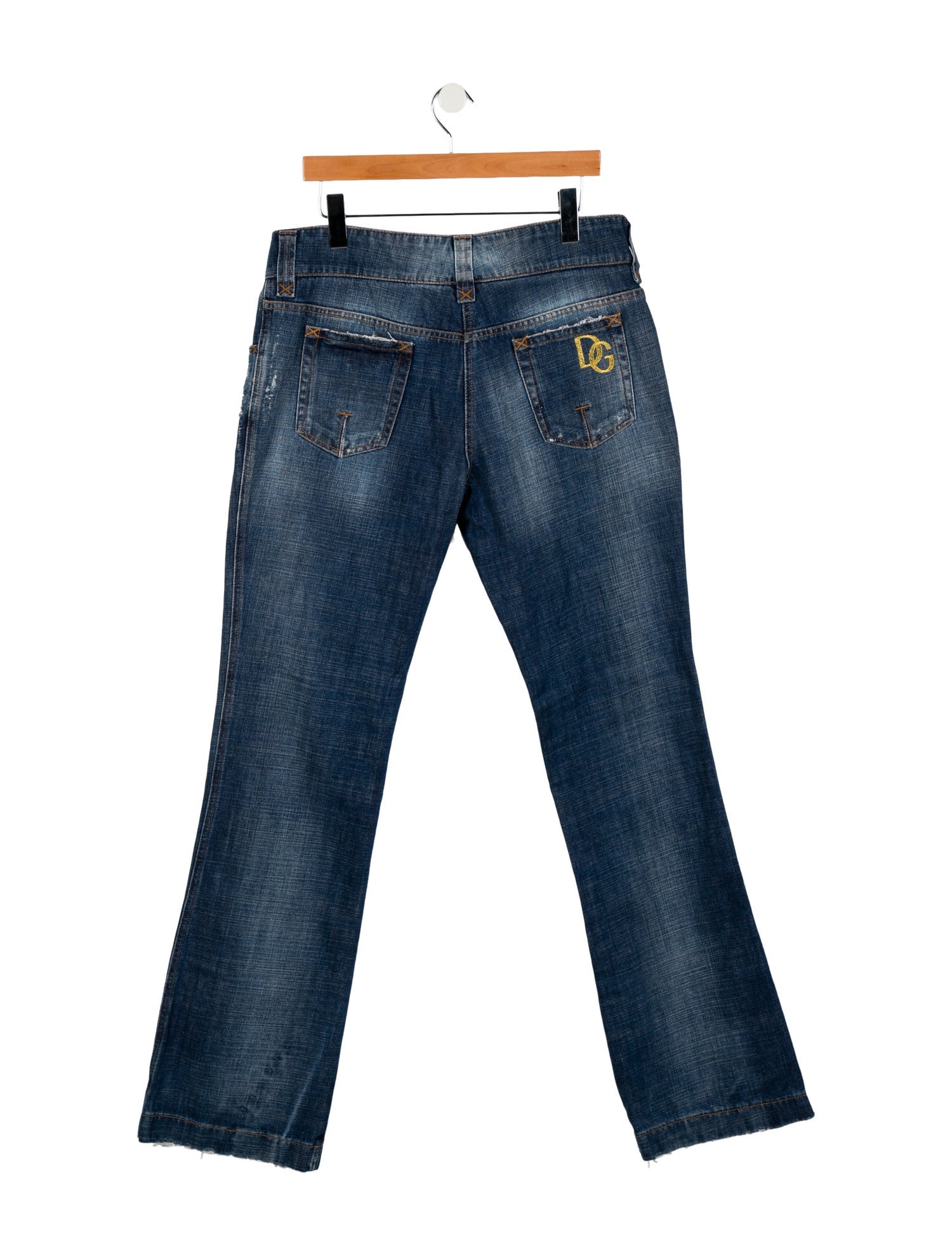 Dolce & Gabbana Mid-Rise Wide Leg Jeans