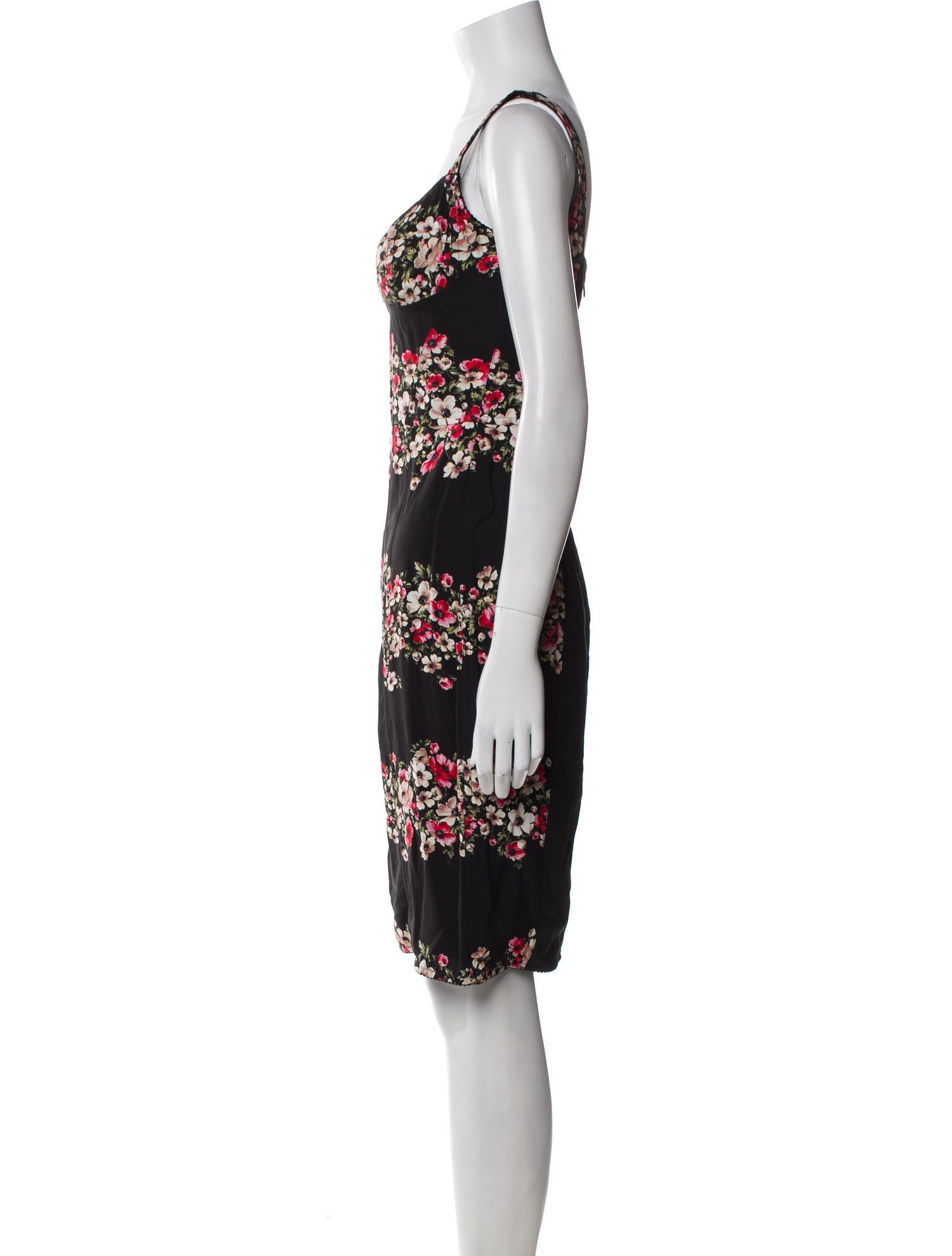Dolce & Gabbana Floral Print Knee-Length Dress