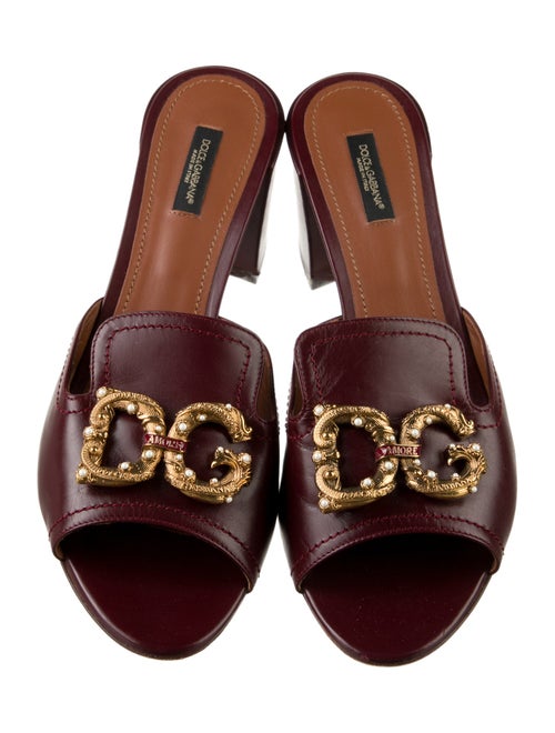 Dolce & Gabbana Leather Slides