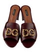 Dolce & Gabbana Leather Slides
