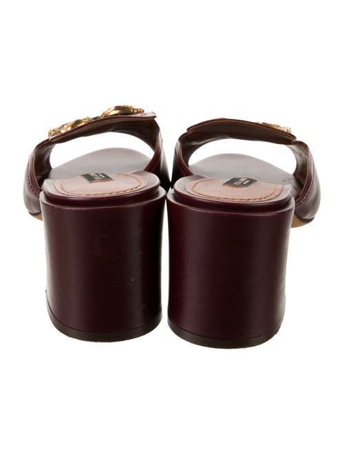 Dolce & Gabbana Leather Slides