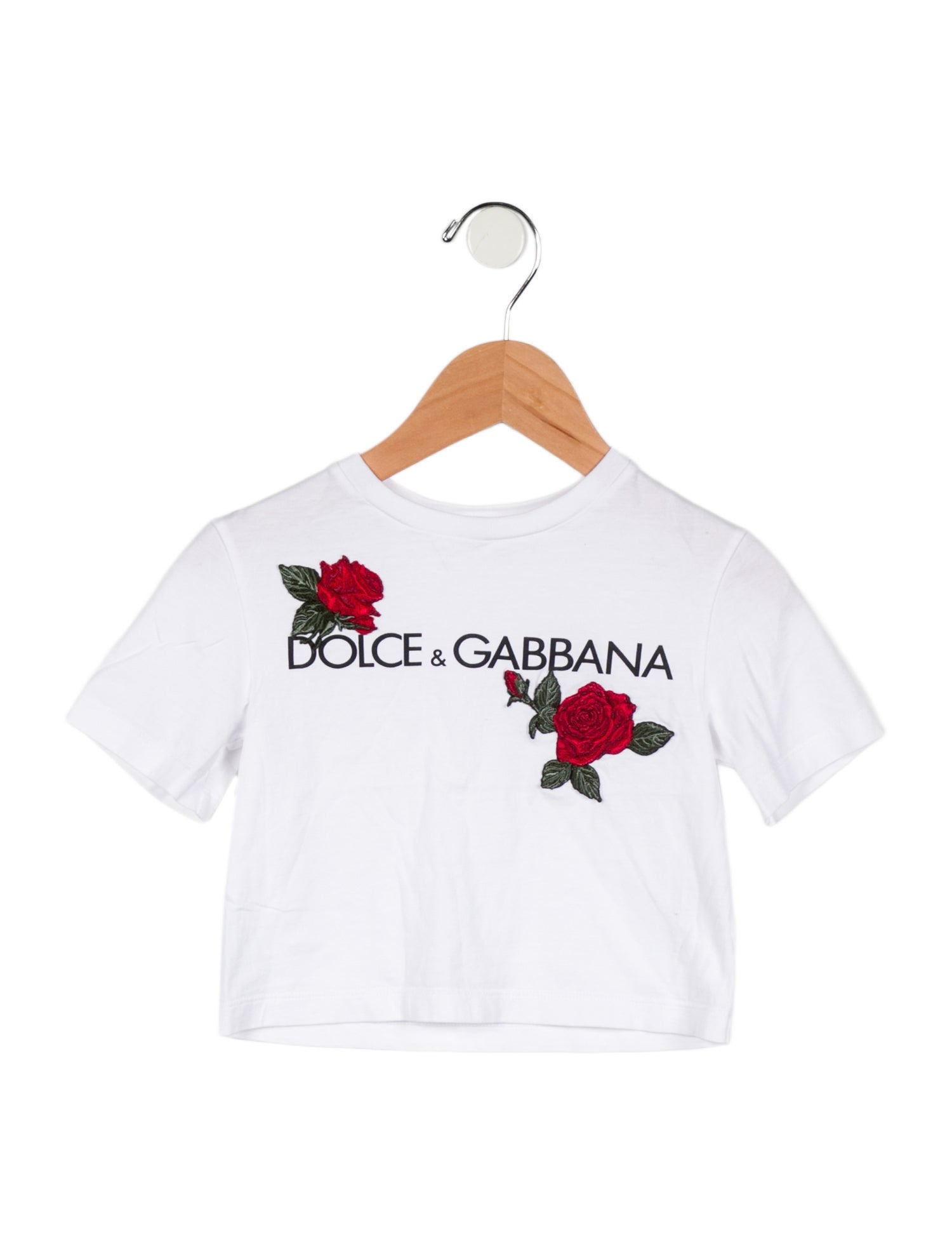 Dolce & Gabbana Girls' Rose Logo T-Shirt