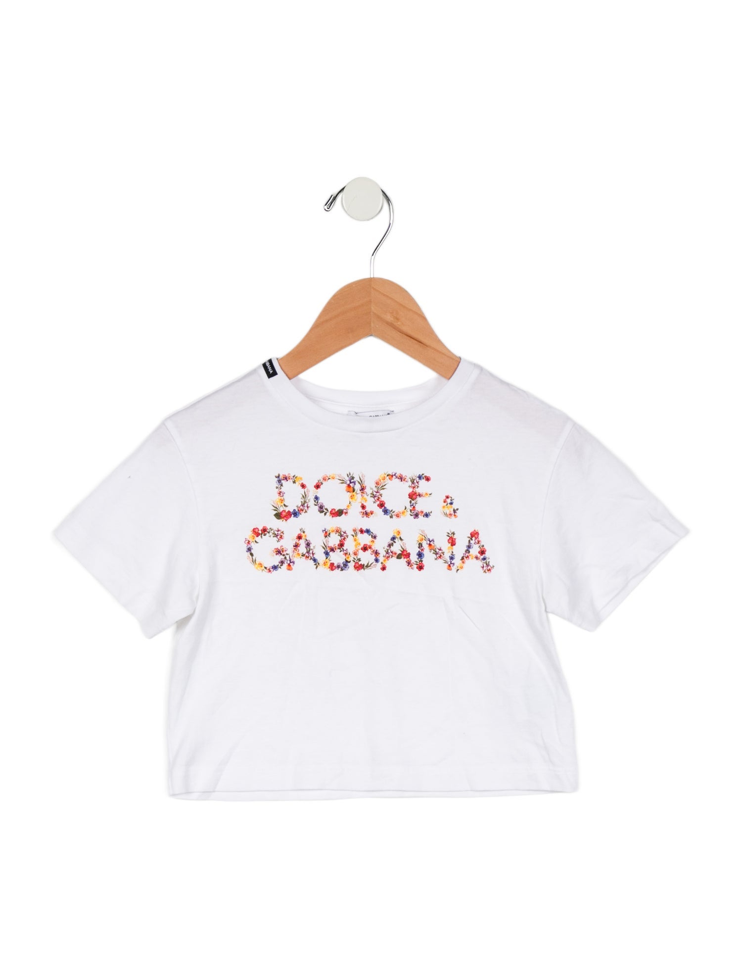 Dolce & Gabbana Girls' Floral Logo T-Shirt
