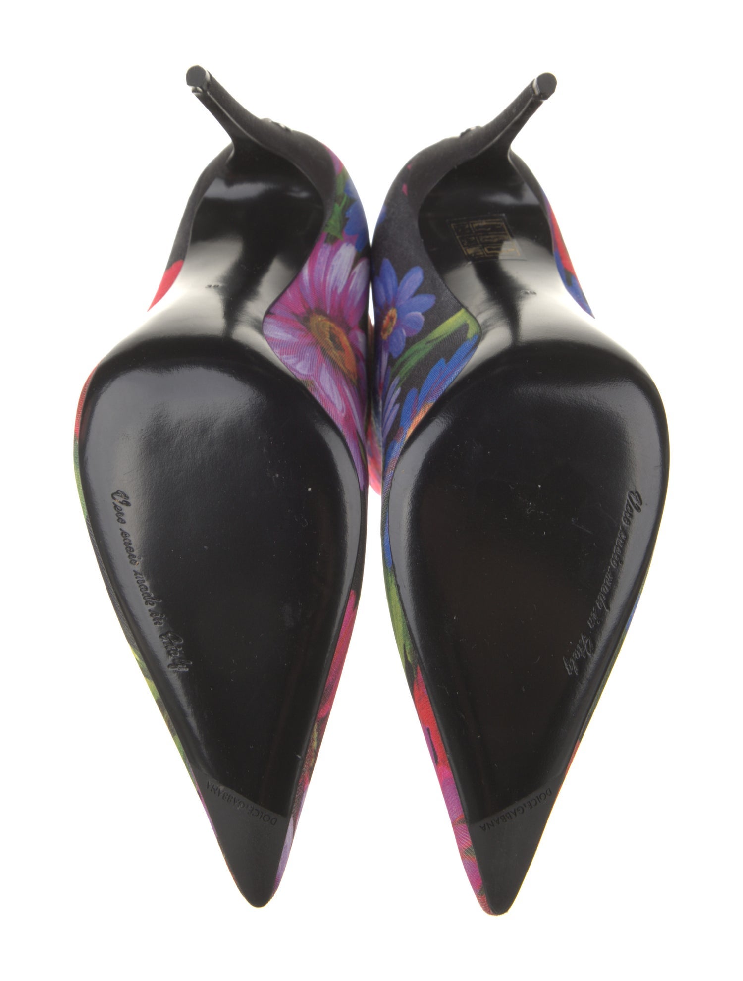 Dolce & Gabbana Floral Print Sock Boots