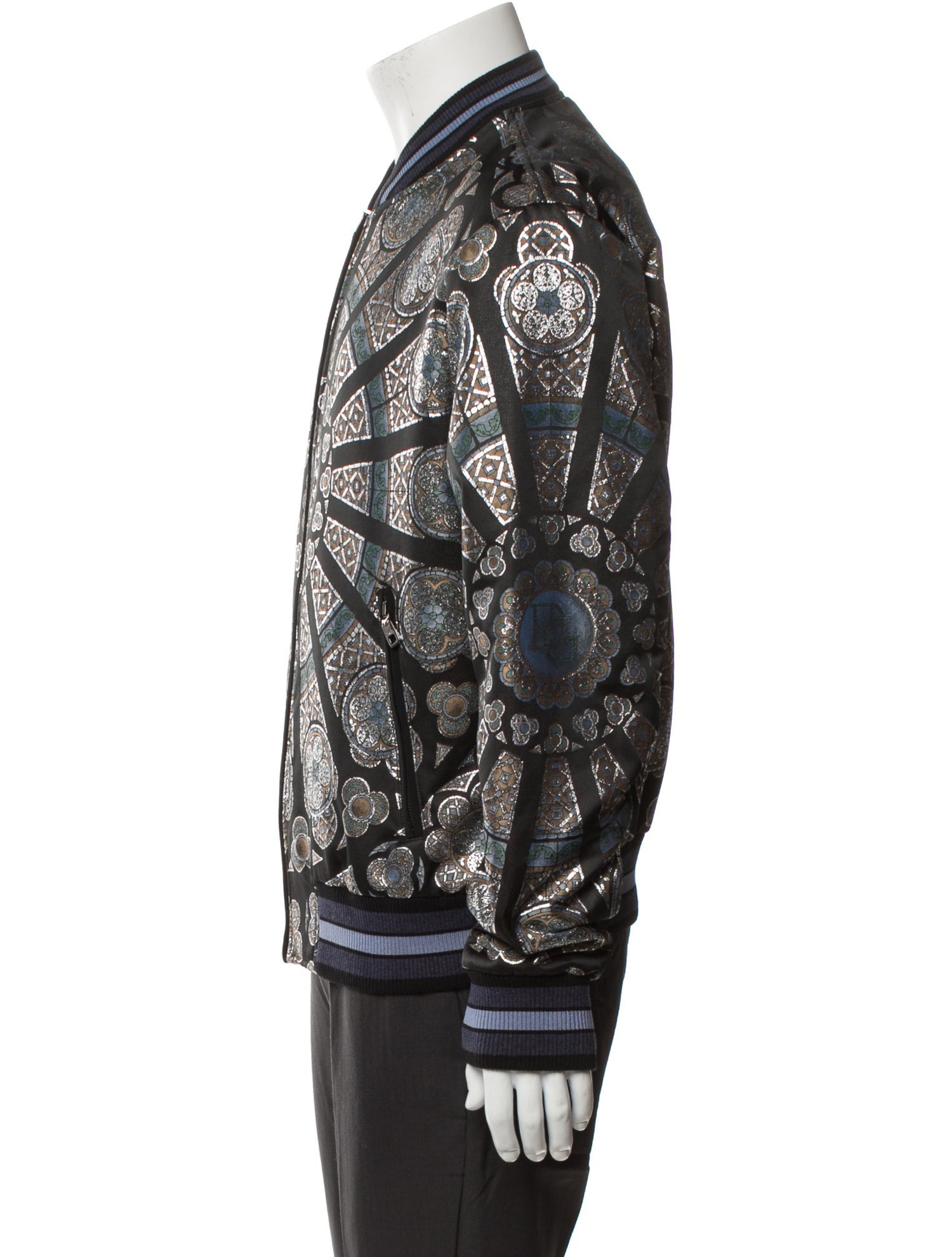 Dolce & Gabbana Printed Bomber Jacket