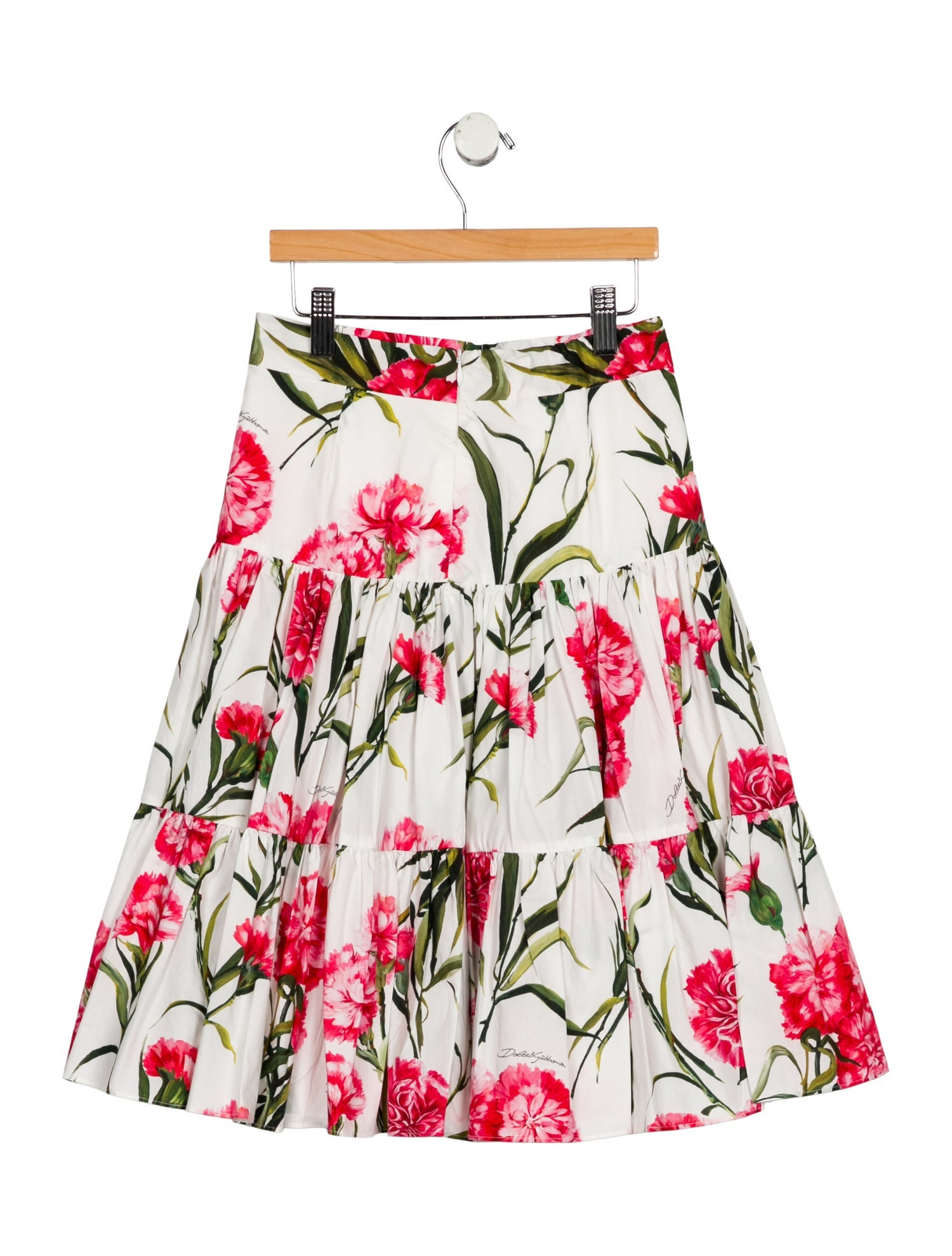 Dolce & Gabbana Girls Floral Skirt