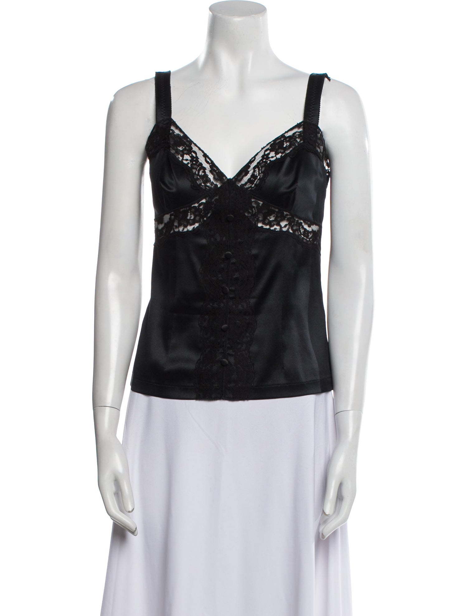 Dolce & Gabbana V-Neck Sleeveless Top