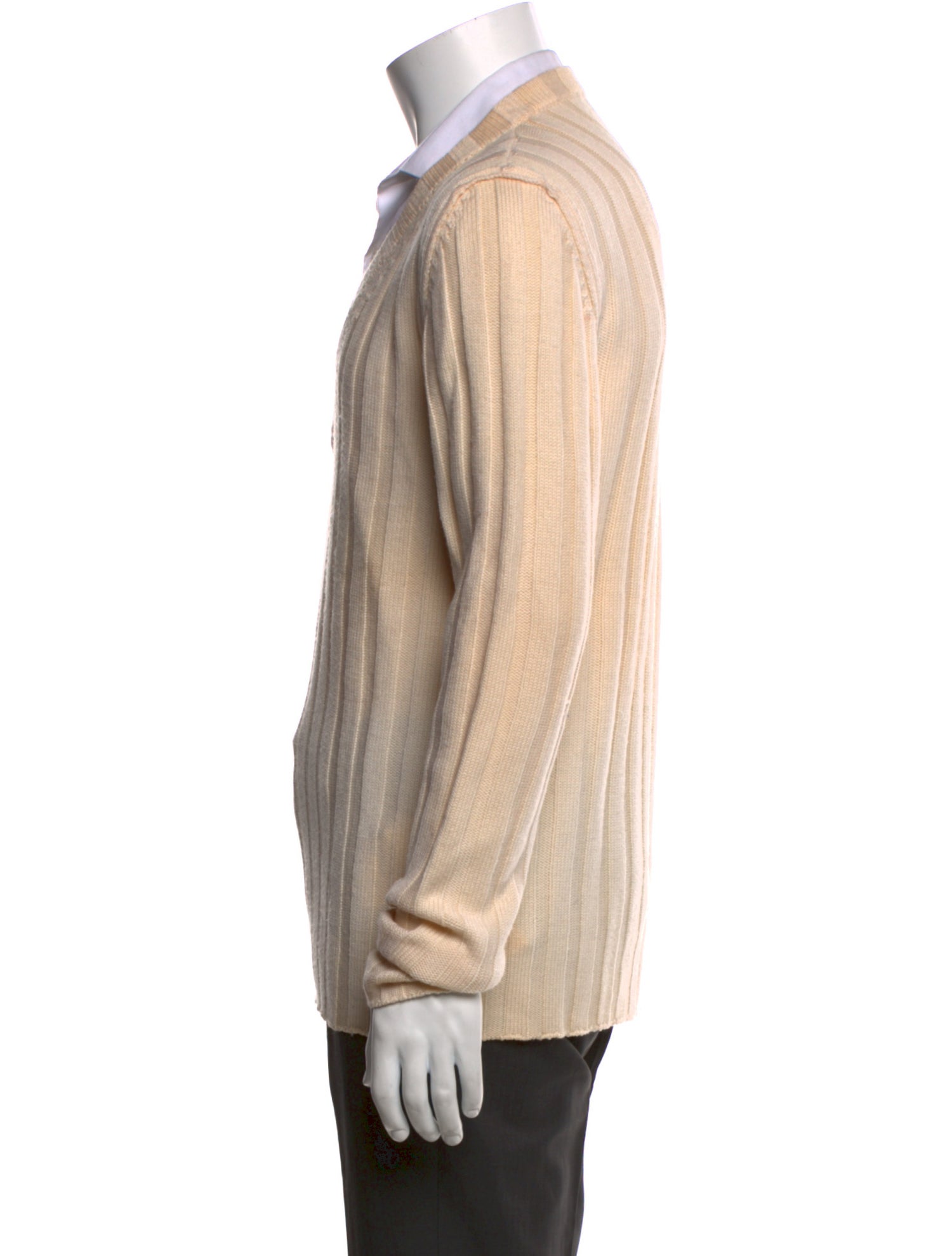Dolce & Gabbana Virgin Wool V-Neck Pullover