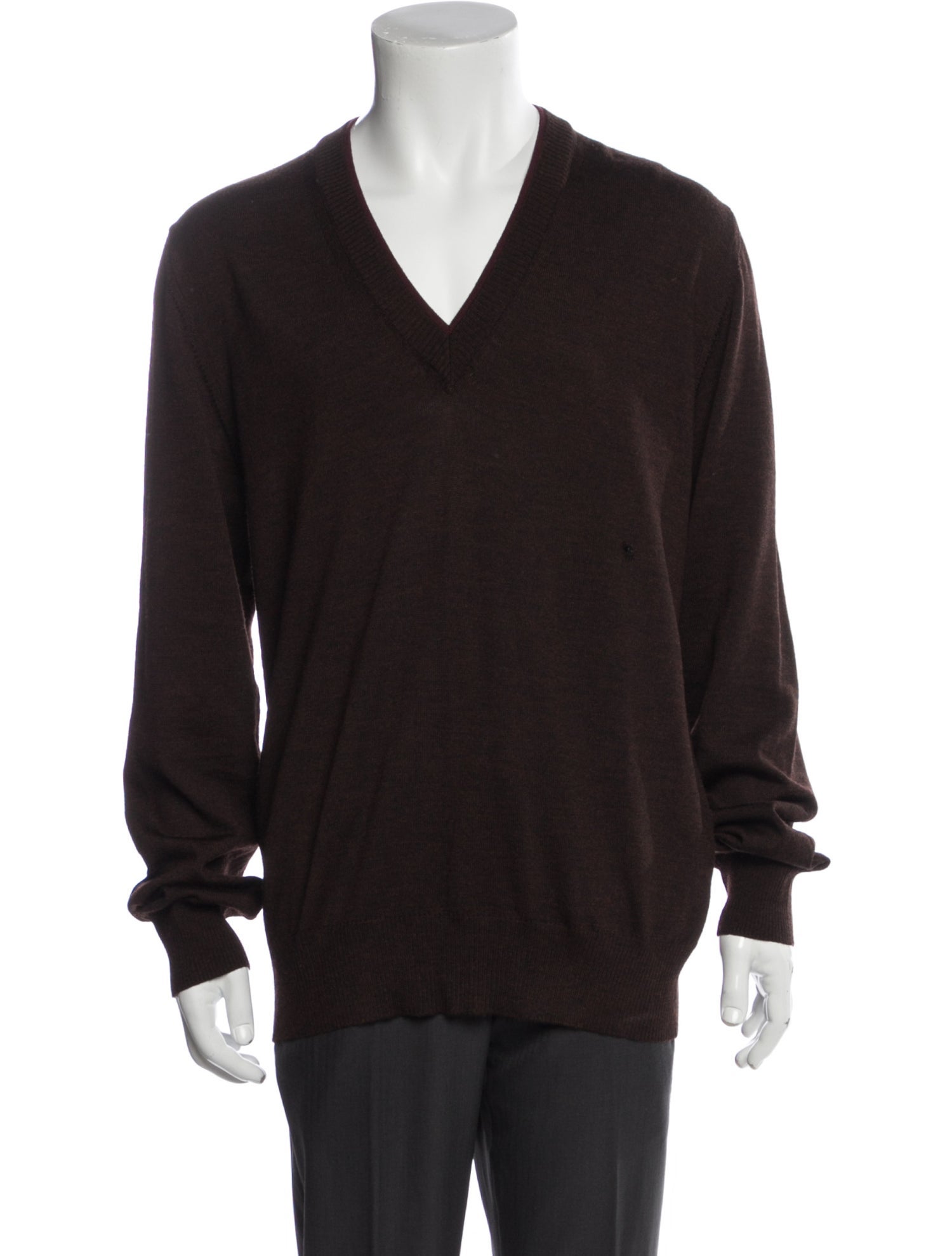 Dolce & Gabbana Virgin Wool V-Neck Pullover