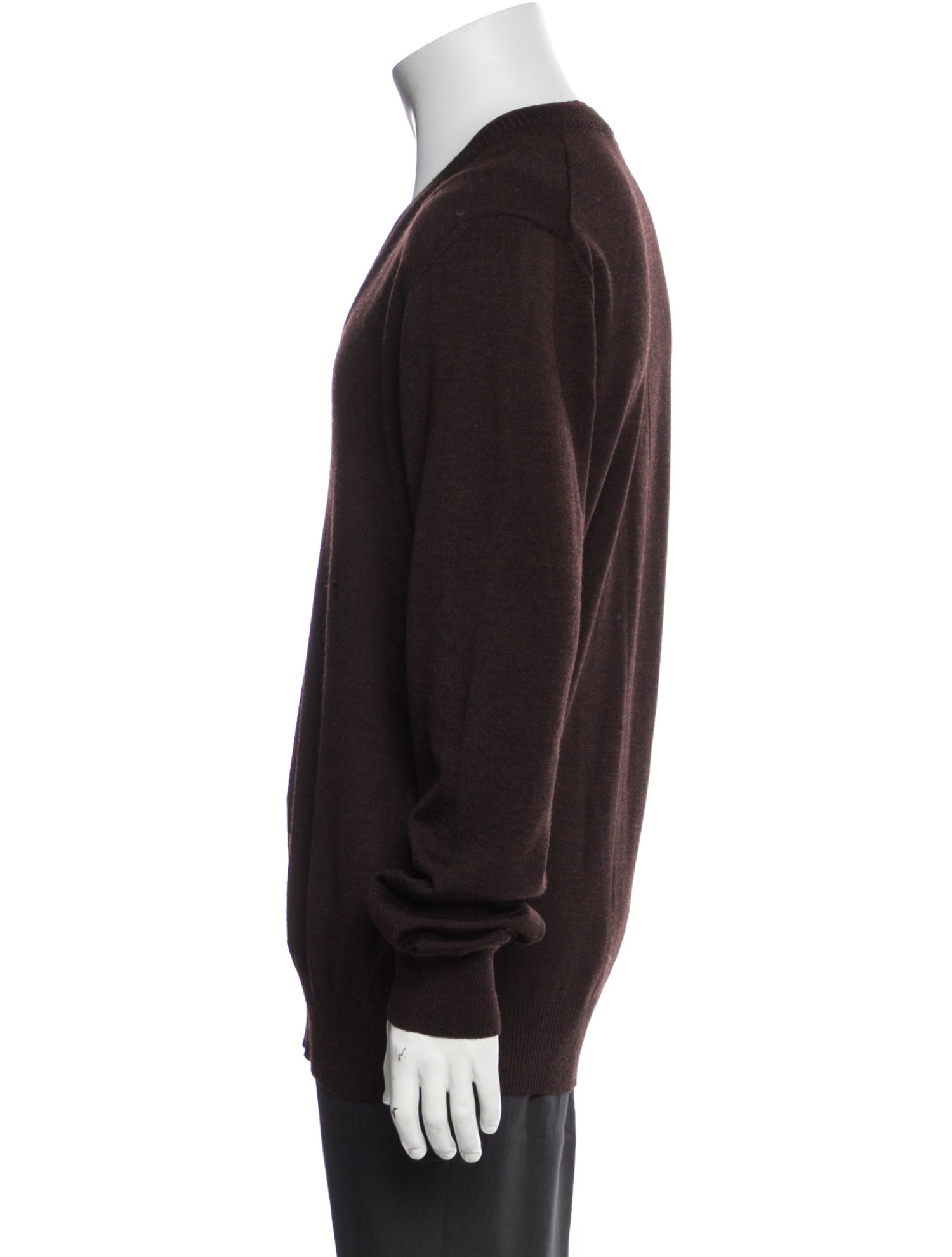 Dolce & Gabbana Virgin Wool V-Neck Pullover