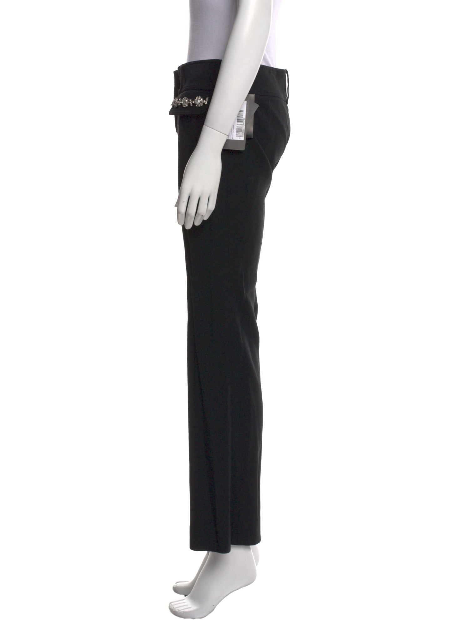 Dolce & Gabbana Virgin Wool Wide Leg Pants w/ Tags